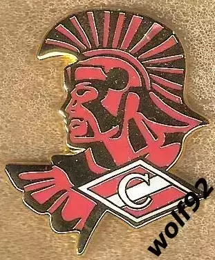 Знак Хоккей ХК Спартак Москва / Эмблема Гладиатор (Размер 30х25 мм) / 2026