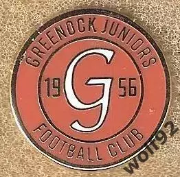 Знак ФК Гринок Джуниорс Шотландия (1) / Greenock Juniors F.C. /2020