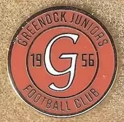 Знак ФК Гринок Джуниорс Шотландия (1) / Greenock Juniors F.C. /2020