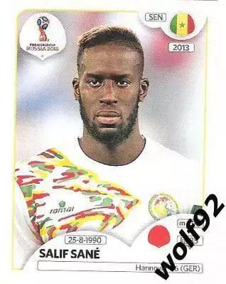 Наклейка №618 Salif Sane / Senegal / Panini / ЧМ 2018