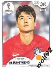 Наклейка №502 Ki Sungyueng / Korea Republic / Panini / ЧМ 2018