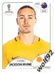 Наклейка №226 Jackson Irvine / Australia / Panini / ЧМ 2018