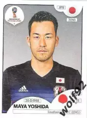 Наклейка №661 Maya Yoshida / Japan / Panini / ЧМ 2018