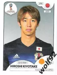 Наклейка №665 Hiroshi Kiyotake / Japan / Panini / ЧМ 2018