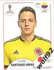 Наклейка №636 Santiago Arias / Colombia / Panini / ЧМ 2018