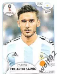 Наклейка №286 Eduardo Salvio / Argentina / Panini / ЧМ 2018