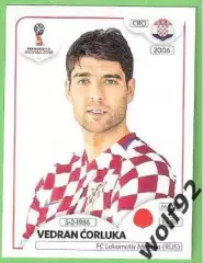 Наклейка №320 Vedran Corluka / Croatia / Panini / ЧМ 2018