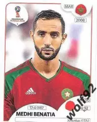 Наклейка №155 Medhi Benatia / Morocco / Panini / ЧМ 2018