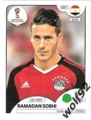 Наклейка №88 Ramadan Sobhi / Egypt / Panini / ЧМ 2018