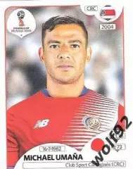Наклейка №401 Michael Umana / Costa Rica / Panini / ЧМ 2018