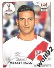 Наклейка №237 Miguel Trauco / Peru / Panini / ЧМ 2018