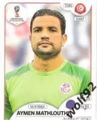 Наклейка №554 Aymen Mathlouthi / Tunisia / Panini / ЧМ 2018