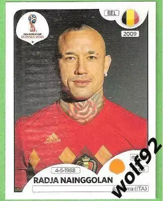 Наклейка №521 Radja Nainggolan / Belgium / Panini / ЧМ 2018