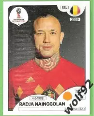Наклейка №521 Radja Nainggolan / Belgium / Panini / ЧМ 2018