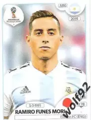 Наклейка №280 Ramiro Funes Mori / Argentina / Panini / ЧМ 2018