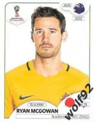 Наклейка №220 Ryan Mcgowan / Australia / Panini / ЧМ 2018