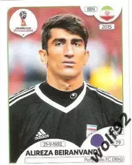Наклейка №174 Alireza Beiranmand / Iran / Panini / ЧМ 2018