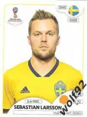 Наклейка №482 Sebastian Larsson / Sweden / Panini / ЧМ 2018