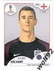 Наклейка №574 / Joe Hart / England / Panini / ЧМ 2018