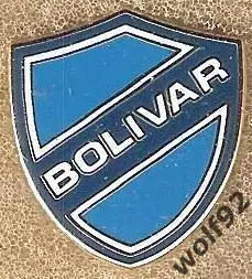 Знак ФК Боливар Ла-Пас Боливия (1) / Club Bol?var / 2016-17