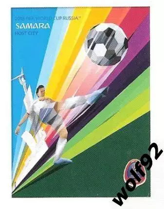 Наклейка №29 Samara Host City / Panini / ЧМ 2018