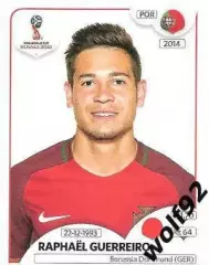 Наклейка №120 Raphael Guerreiro / Portugal / Panini / ЧМ 2018