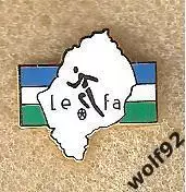 Знак Федерация Футбола Лесото (2) / Пр-во Швеция / 1990-е гг.