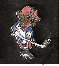 Знак Хоккей ЧМ 2007 Россия (1) / Талисман / Ретро / 2011-12