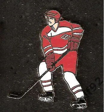 Знак Хоккей Спартак Москва Хоккеист (2) из Набора 70 лет ХК Спартак /2016