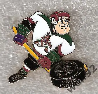 Знак Хоккей Феникс Койотс НХЛ / Phoenix Coyotes NHL / Официальный (2)