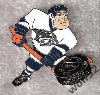 Знак Хоккей Нэшвилл Предаторс НХЛ / Nashville Predators NHL / Официальный (1)