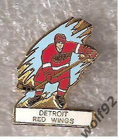 Знак Хоккей Детройт Ред Уингз НХЛ (2) /Detroit Red Wings NHL /Официальный/2000-е