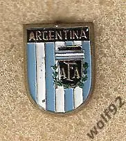 Знак Федерация Футбола Аргентина (4) оригинал 1970-е гг. Industria Argentina
