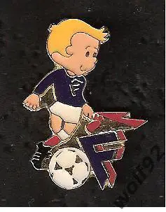 Знак Федерация Футбола Франция (8) оригинал 1990-е гг.