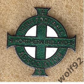 Знак Федерация Футбола Северная Ирландия (5) оригинал 1990-е гг.