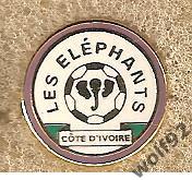 Знак Федерация Футбола Кот д,Ивуар (4) 1990-е гг.