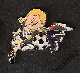 Знак Федерация Футбола Франция (9) оригинал 1990-е гг. AB