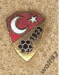 Знак Федерация Футбола Турция (8) оригинал 2000-е гг. (винт)