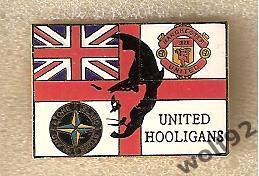 Знак Манчестер Юнайтед Англия (11) / United Hooligans Stone Island 1990-е гг.