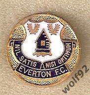 Знак Эвертон Англия (3) / Everton FC 1980-е гг. Штамп на реверсе.