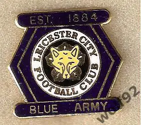 Знак Лестер Сити Англия (3) / Leicester City FC / Blue Army / 1994 г.