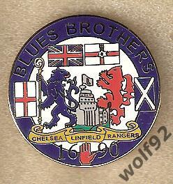 Знак Челси Англия (81) / Chelsea, Linfield, Rangers / Blue Brothers 2000-е гг.