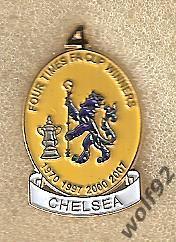 Знак Челси Англия (99) / Chelsea Four Times FA Cup Winners 1970,1997,2000,2007