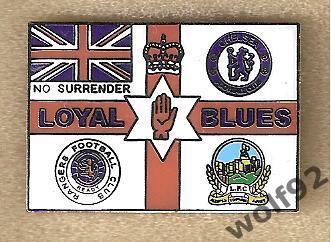 Знак Челси Англия (101) / Chelsea, Linfield, Rangers / Loyal Blues 2000-е гг.