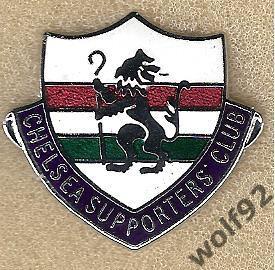 Знак Челси Англия (105) / Chelsea Supporters Club 1980-е гг.