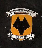 Знак Вулверхемптон Уондерерс Англия (11) / Wolverhampton Wanderers FC 1990-е гг.