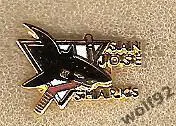 Знак Хоккей Сан Хосе Шаркс НХЛ (8) / San Jose Sharks NHL /пр-во Швеция Moore Ltd