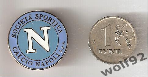 Знак Наполи Италия (2) / SSC Napoli / Пр-во Англия 1990-00-е гг. 2