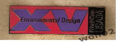 Знак ЧМ 1994 США (40) / Environmental Design / Официальный @1991 WC'94/TM AMINCO
