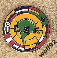 Знак Конфедерация Футбола Южная Америка (1) пр-во Швеция 1980-90-е гг.